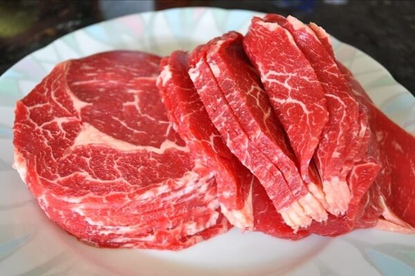Thịt bò phi lê: 200g