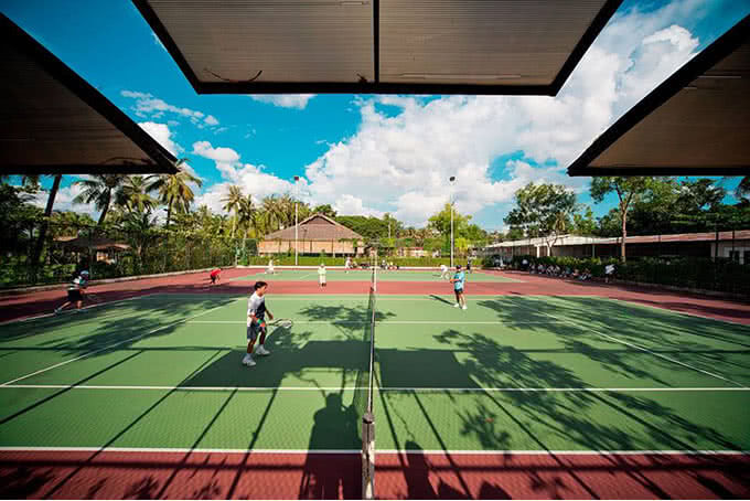 Sân Tennis hiện đại
