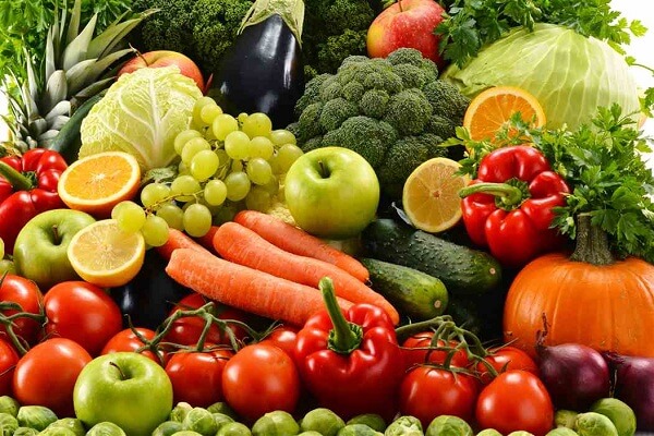 Các loại rau, củ, quả, trái cây là nguồn thực phẩm cung cấp vitamin, chất khoáng, chất xơ.