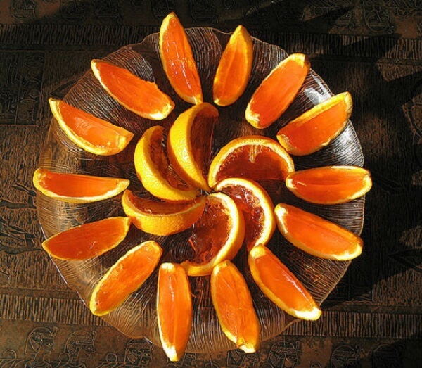 Thạch rau câu dẻo trái cam