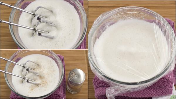 Ủ kem và đánh kem – cách làm kem tươi đơn giản