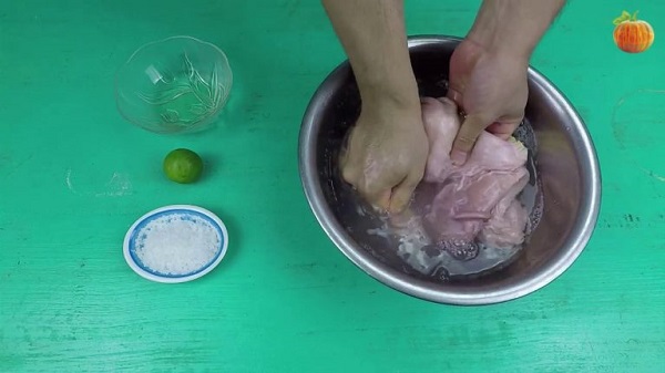 cách làm dạ dày lợn nướng 2