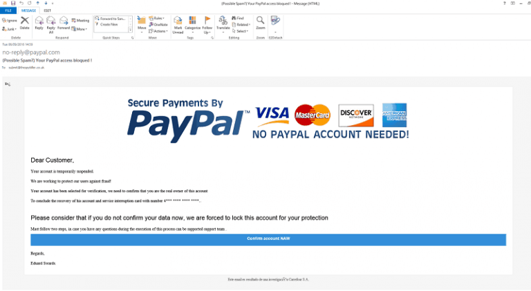 Paypal Email là địa chỉ Email mà bạn sử dụng để đăng ký PayPal