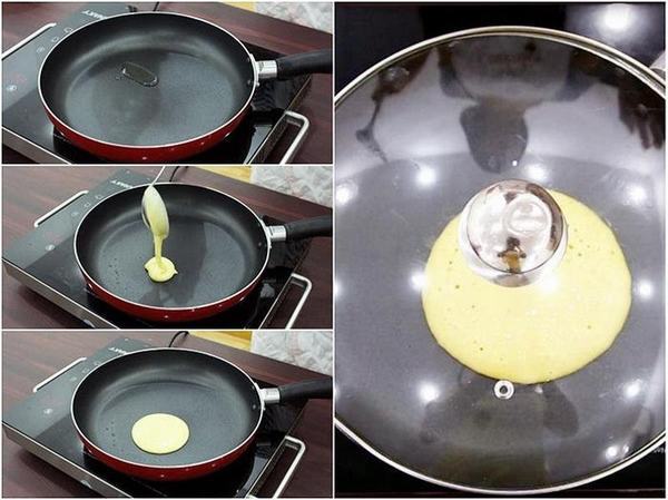 Bánh pancake “tốc hành” bằng chảo chống dính