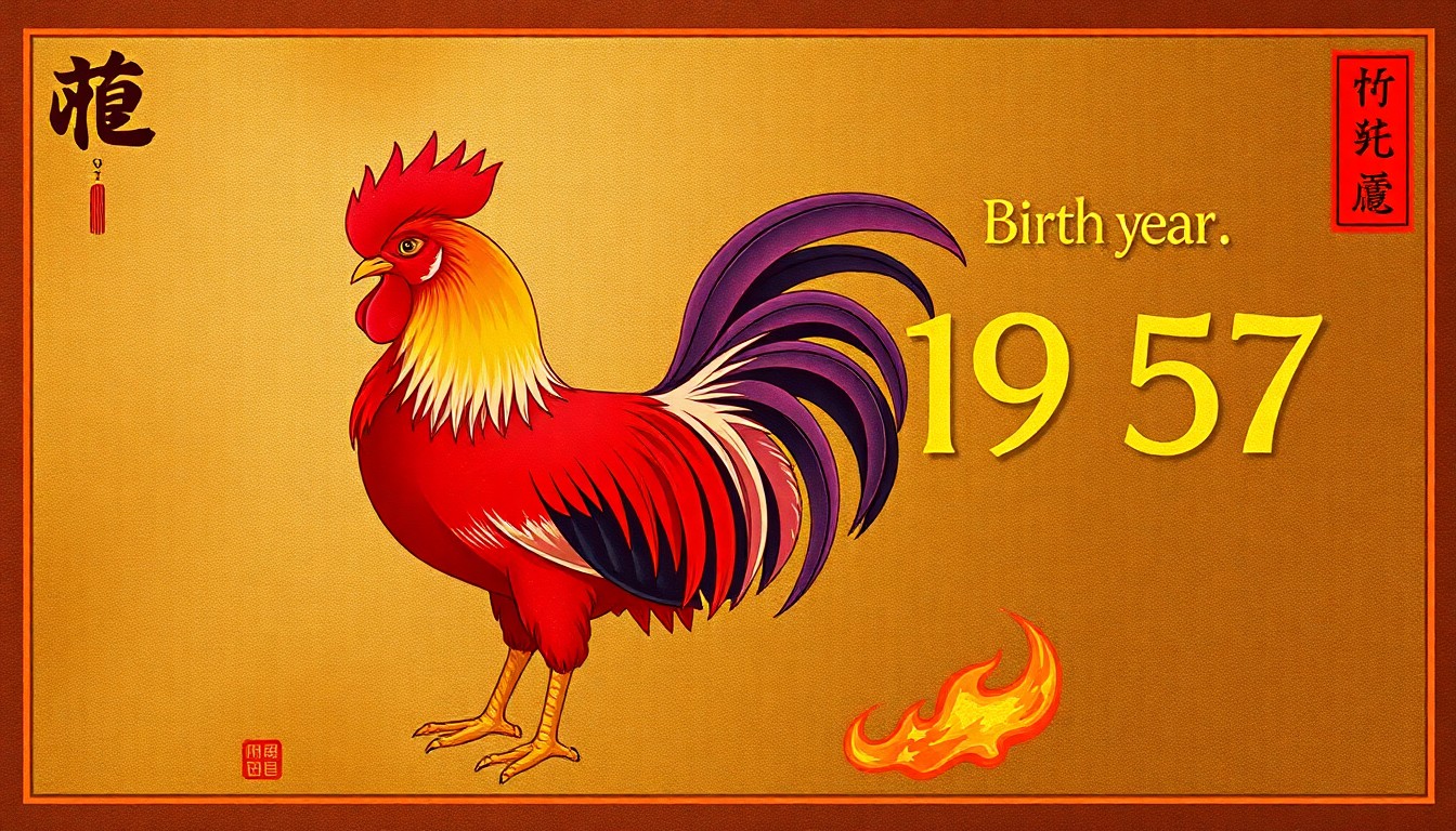 Sinh năm 1957 mệnh gì, tuổi con gì và bật mí vận mệnh gà độc lập khó đoán