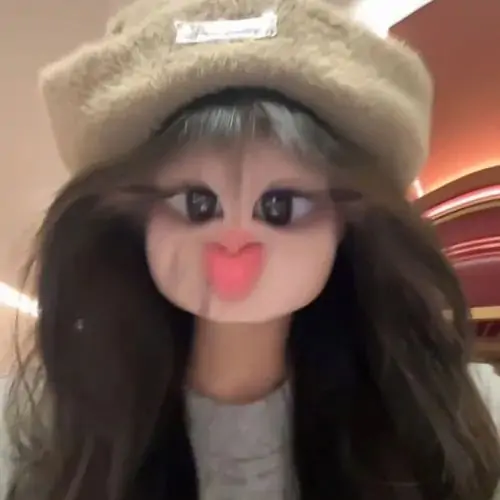 99 Avatar Nữ Vô Tri hài hước với với ánh mắt trống rỗng gương mặt hài hước