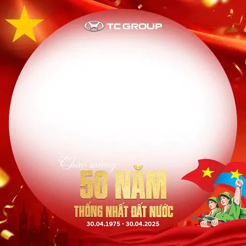 15 Khung Ảnh Avatar 50 Năm Giải Phóng Miền Nam đẹp và đầy ý nghĩa tự hào dân tộc